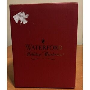 Waterford Holiday Heirlooms Santa And Rooftop Snow Globe